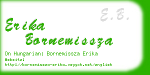 erika bornemissza business card